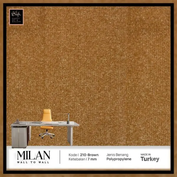 Milan wall to wall 210-Brown
